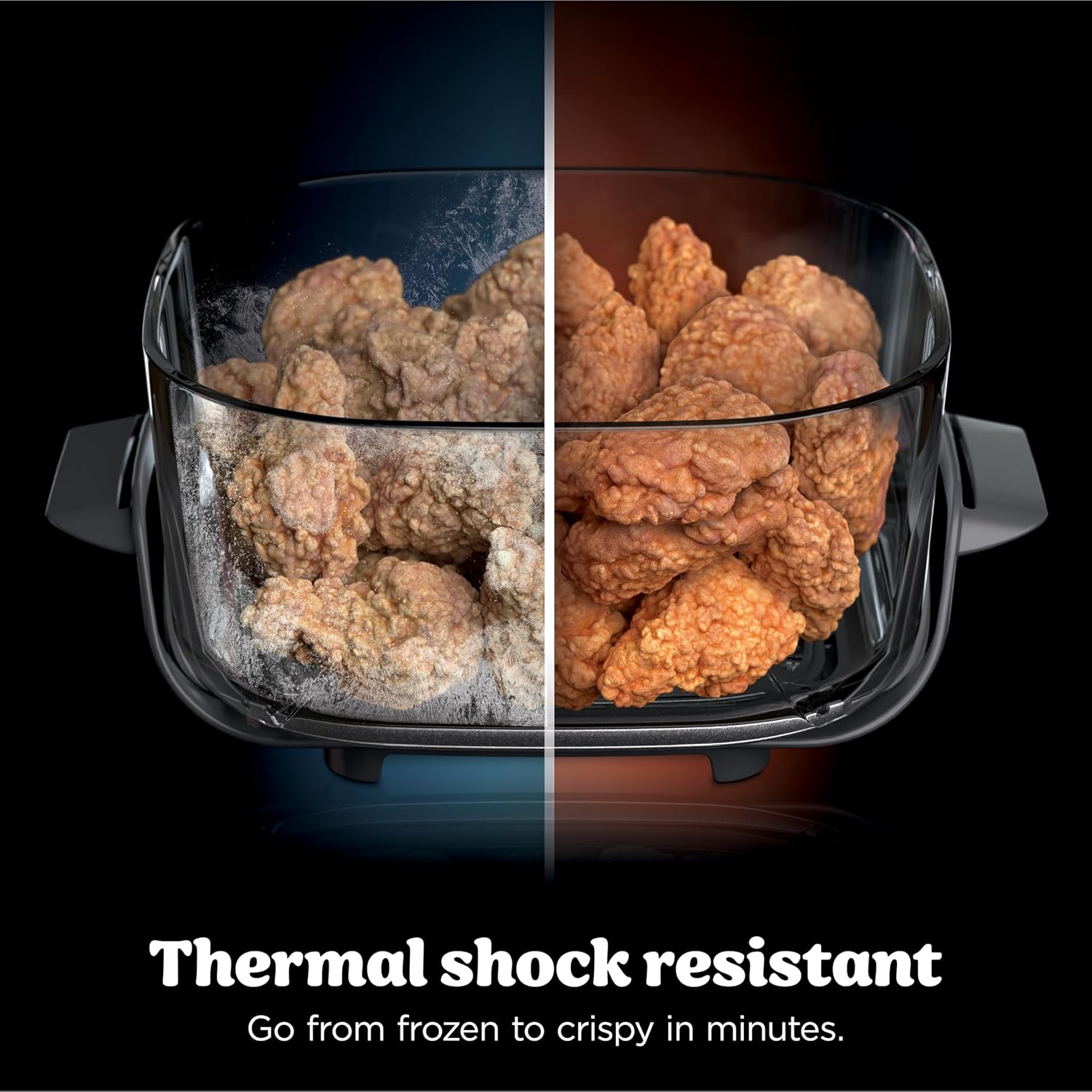 Portable Air Fryer 3.8L 1700W 4 Functions Stone